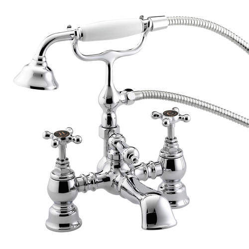 Bristan Trinity Bath Shower Mixer Tap (Chrome).