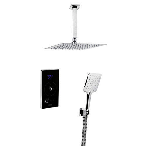 Bristan Wave Thermostatic Digital Shower Valve With Head & Handset.