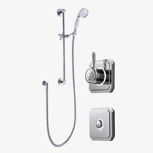 Digital Showers Digital Shower Valve, Remote & Slide Rail Kit (HP).