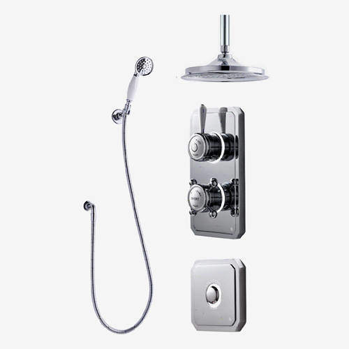 Digital Showers Digital Shower Pack, Spray Kit, 12" Head & Remote (LP).