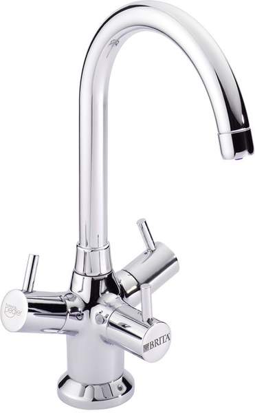 Brita Filter Taps Titanium Modern Water Filter Kitchen Tap (Chrome).