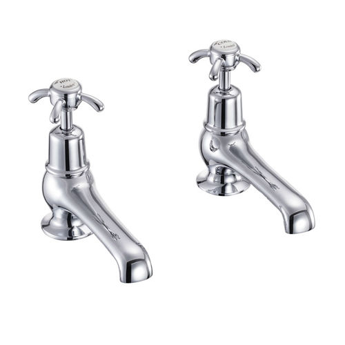 Burlington Anglesey Basin Taps 5" (Chrome & White).