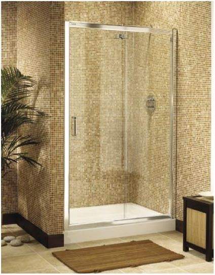 Image Ultra 1000mm jumbo sliding shower enclosure door.