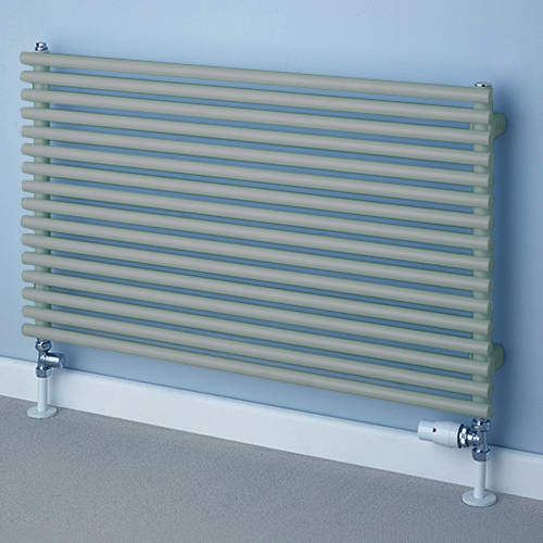 Colour Chaucer Single Horizontal Radiator 538x1220mm (Traffic Grey).