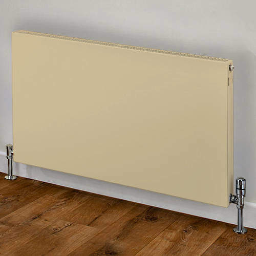 Colour Faraday Type 21 Radiator 600x1400mm (P+, Light Ivory, 5804 BTUs).