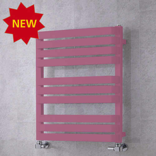 Colour Heated Towel Rail & Wall Brackets 785x500 (Heather Violet).