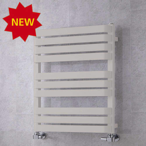 Colour Heated Towel Rail & Wall Brackets 785x500 (Light Grey).