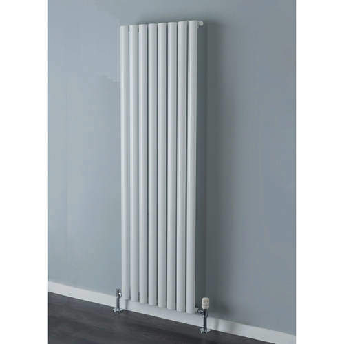 Colour Tallis Single Vertical Radiator 1820x420mm (White).