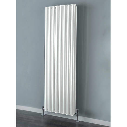 Colour Tallis Double Vertical Radiator 1820x600mm (White).