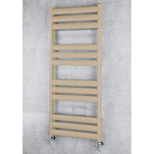 Colour Heated Ladder Rail & Wall Brackets 1060x500 (Beige).