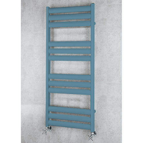 Colour Heated Ladder Rail & Wall Brackets 1060x500 (Pastel Blue).