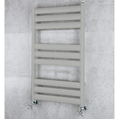 Colour Heated Ladder Rail & Wall Brackets 780x500 (Silk Grey).