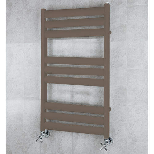 Colour Heated Ladder Rail & Wall Brackets 780x500 (Pale Brown).
