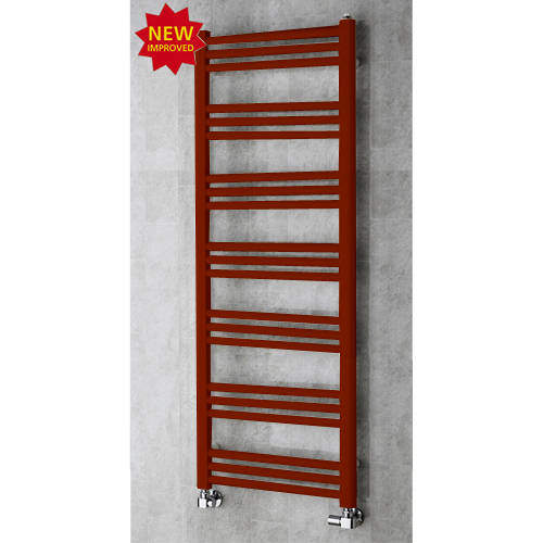 Colour Heated Ladder Rail & Wall Brackets 1374x500 (Purple Red).