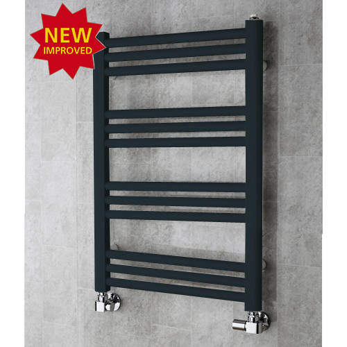 Colour Heated Ladder Rail & Wall Brackets 759x500 (Anthracite Grey).