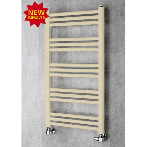 Colour Heated Ladder Rail & Wall Brackets 964x500 (Light Ivory).