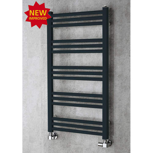 Colour Heated Ladder Rail & Wall Brackets 964x500 (Anthracite Grey).