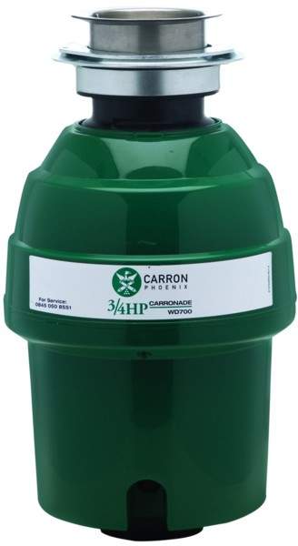 Carron Carronade WD750 Continuous Feed Compact Waste Disposal Unit.