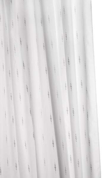 Croydex Textile Hygiene Shower Curtain & Rings (Matrix, 1800mm).