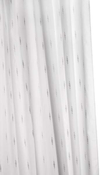 Croydex Textile Hygiene Shower Curtain & Rings (Matrix, 1800mm).