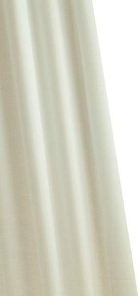 Croydex Textile Pro Shower Curtain & Rings (Ivory, 1800mm).
