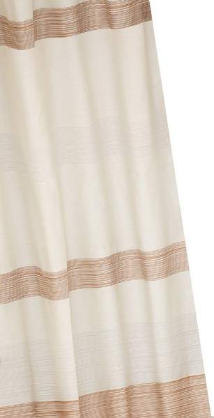 Croydex PVC Hygiene Shower Curtain & Rings (Desert Stripe, 1800mm).