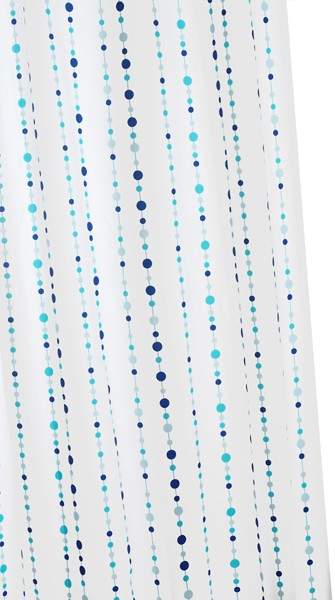 Croydex EVA Shower Curtain & Rings (Abacus, 1800mm).