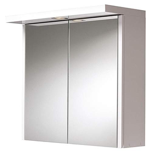 Croydex Cabinets Mirror Bathroom Cabinet, Light & Shaver. 540x505x230mm.