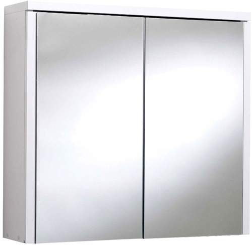 Croydex Cabinets Irwell Double Mirror Bathroom Cabinet.  540x500x160mm.
