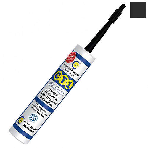 CT1 Sealant & Construction Adhesive (1 Tube, Black Colour).