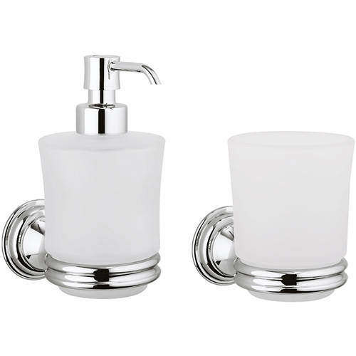 Crosswater Belgravia Bathroom Accessories Pack 3 (Chrome).