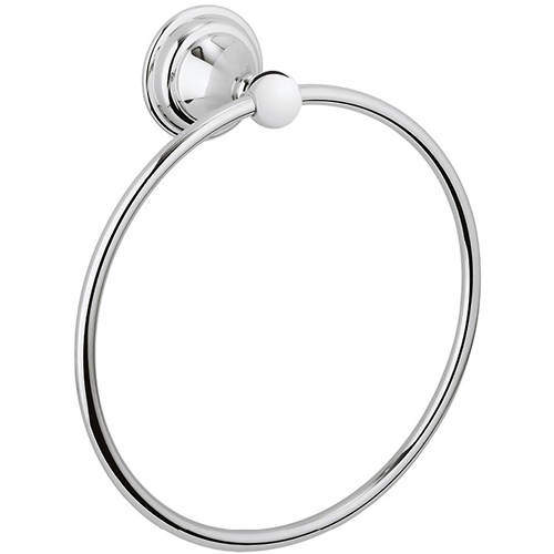 Crosswater Belgravia Towel Ring (Chrome).