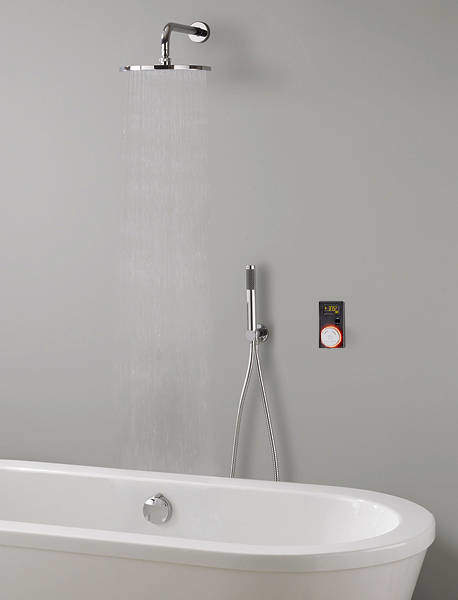 Crosswater Elite Digital Showers Carrera Shower & Bath Filler Pack (Black).