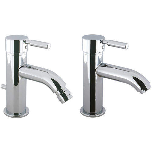 Crosswater Design Monoblock Basin & Bidet Tap Pack (Chrome).