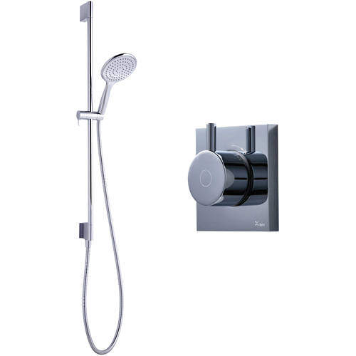 Crosswater Kai Lever Showers Digital Shower With Slide Rail Kit (LP).