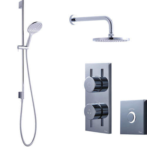 Crosswater Kai Lever Showers Digital Shower Pack 04 With Remote (LP).