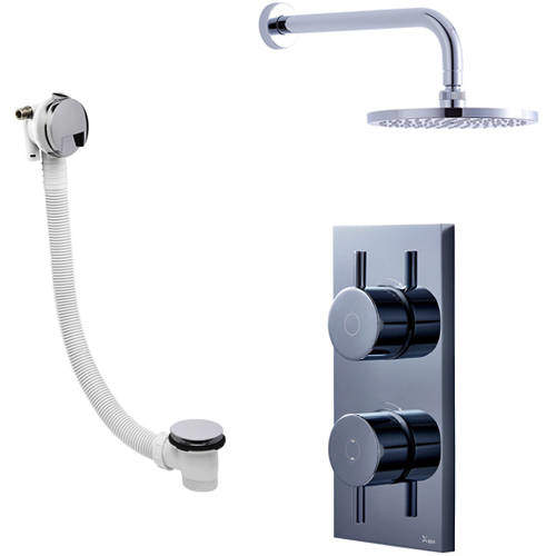 Crosswater Kai Lever Showers Digital Shower With Head & Bath Filler (LP)