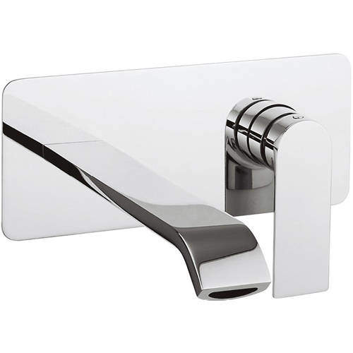 Crosswater Dune Wall Mounted Basin Tap (Chrome).