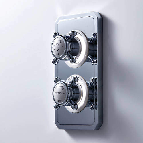 Crosswater Belgravia Digital Dual Outlet Digital Shower Valve (X-Head, HP).