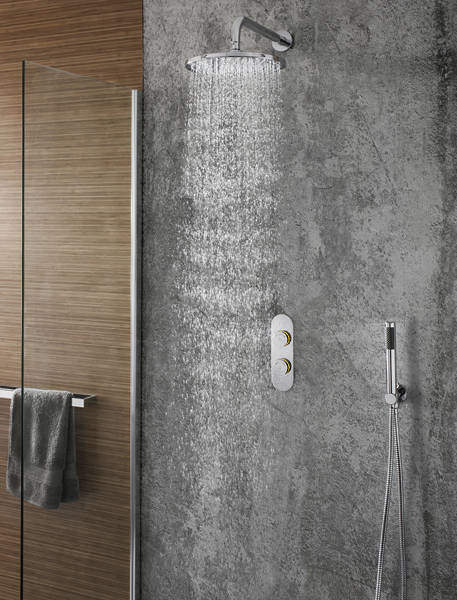 Crosswater Duo Digital Showers Esprit Pack With Shower kit & Round Head.
