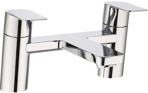 Crosswater KH Zero 6 Bath Filler Tap With Lever Handles (Chrome).