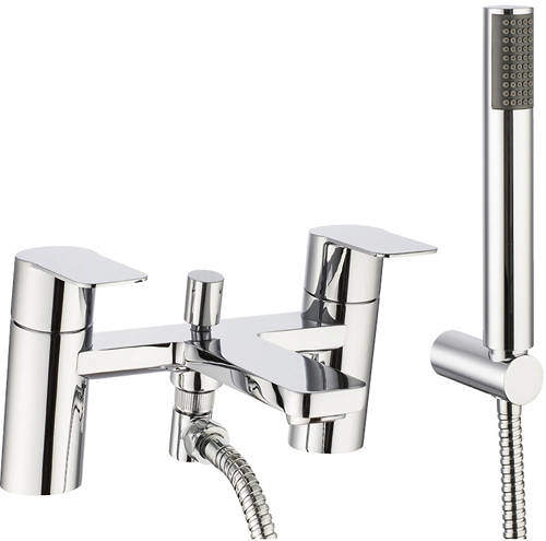 Crosswater KH Zero 6 Bath Shower Mixer Tap With Kit (Chrome).