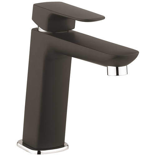 Crosswater North Basin Mixer Tap (Matt Black).