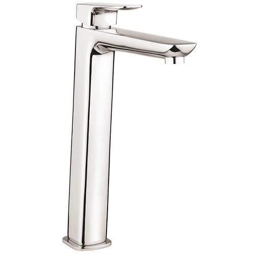 Crosswater North Tall Basin Mixer Tap (Chrome).