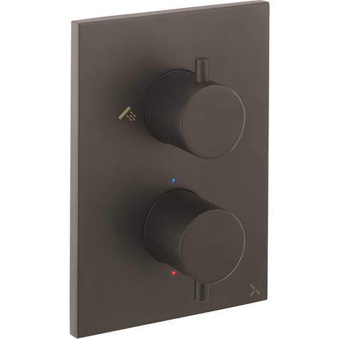 Crosswater MPRO Crossbox 2 Outlet Shower Valve (Matt Black).