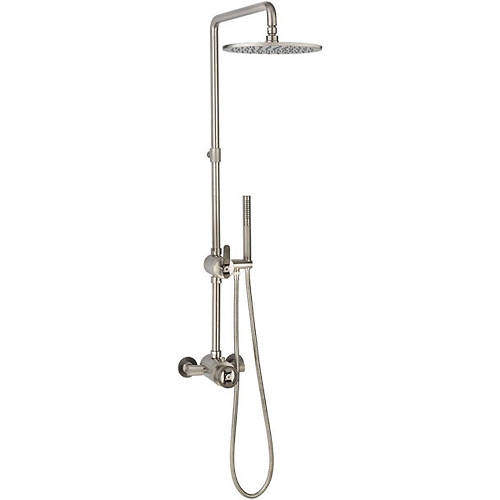 Crosswater UNION Thermostatic Shower Set (Nickel & Black).
