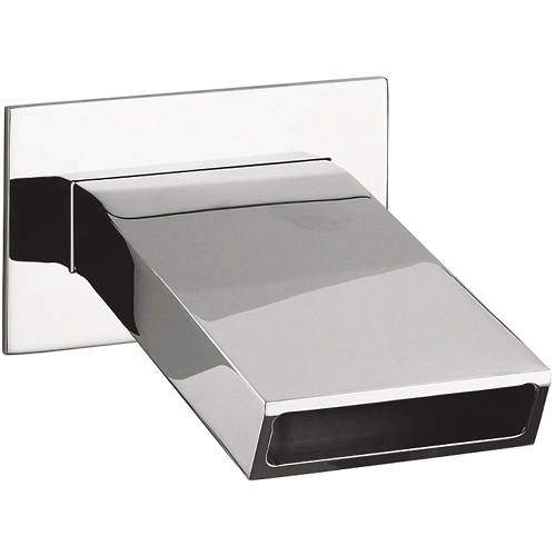 Crosswater Bath Spouts Slip Waterfall Bath Filler Spout (Chrome).