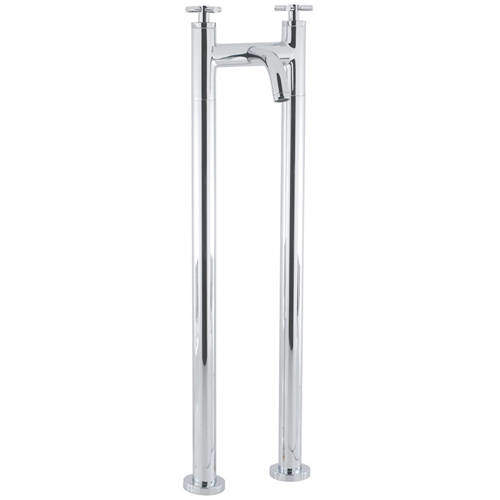 Croswater Totti II Bath Filler Tap With Legs (Chrome).