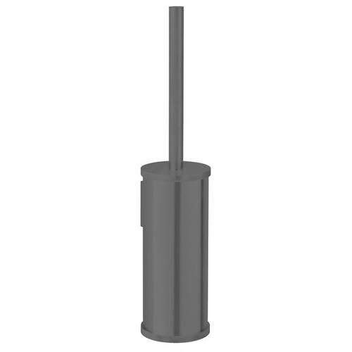 Crosswater UNION Wall Mounted Toilet Brush & Holder (Brushed Black).