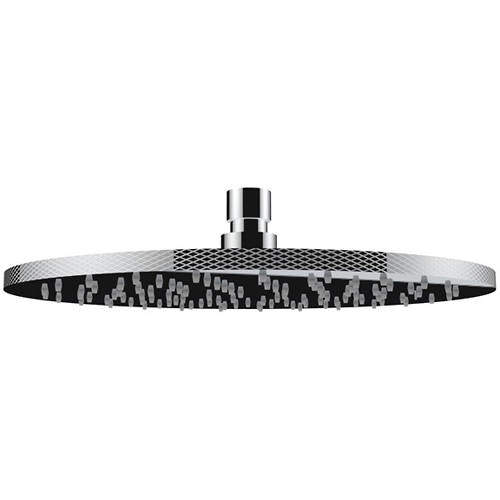 Crosswater UNION Round Shower Head 250mm (Brushed Black).